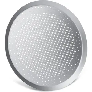 14 Inch Pizza Crisper Pan,  Alloy Pizza Baking Tray with Holes for  & Restaurant