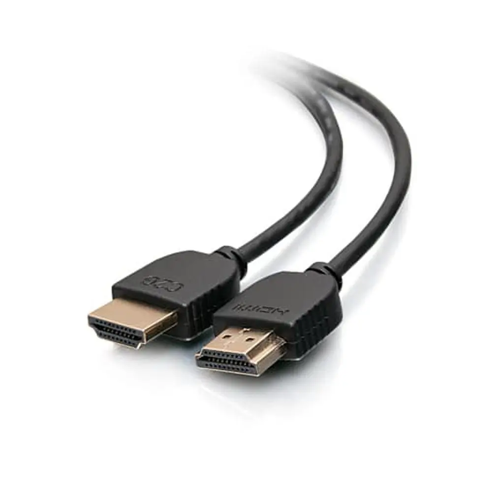 C2G 6ft (1.8m) Plus Series Slim Flexible High Speed HDMI Cable with Ethernet (2-Pack)