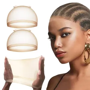 2PCS/5PCS/10PCS HD Wig Caps, Invisible Ultra-Thin Transparent Wig Caps, Nylon Cap for Women, Suitable for Parties, Weddings, Graduations, Cosplay, Halloween