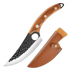 Fillet Knife 7 Inch, Super Sharp Boning Knife in High Carbon Stainless Steel, Professional Japanese Fish Knives for outdoor Meat Poultry Cutting