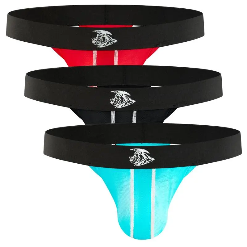 Nylon Mesh 3 Pack - Black/Light Blue/Red