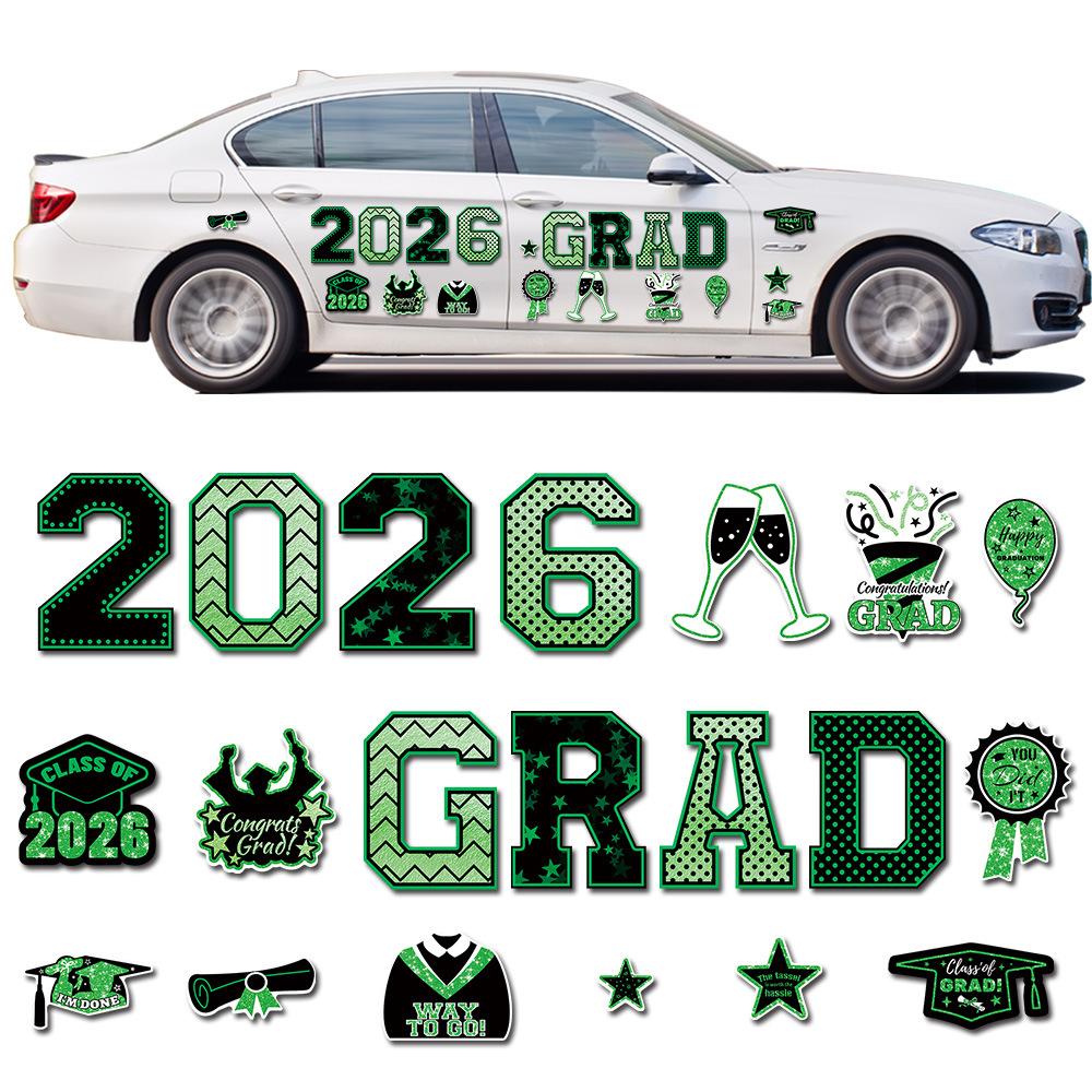 PSLEE 20 Pcs Graduation Magnets 2026 Cruise Door Car Magnets Congrats Grad Cap Magnetic Decorations for Refrigerator Garage Cruise Door Party Stickers PSLEE 20 Pcs Graduation Magnets 2026 Cruise Door Car Magnets Congrats Grad Cap Magnetic Decorations for Refrigerator Garage Cruise Door Party Stickers