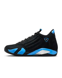 487471-007  Air Jordan 14 Retro Black and University Blue