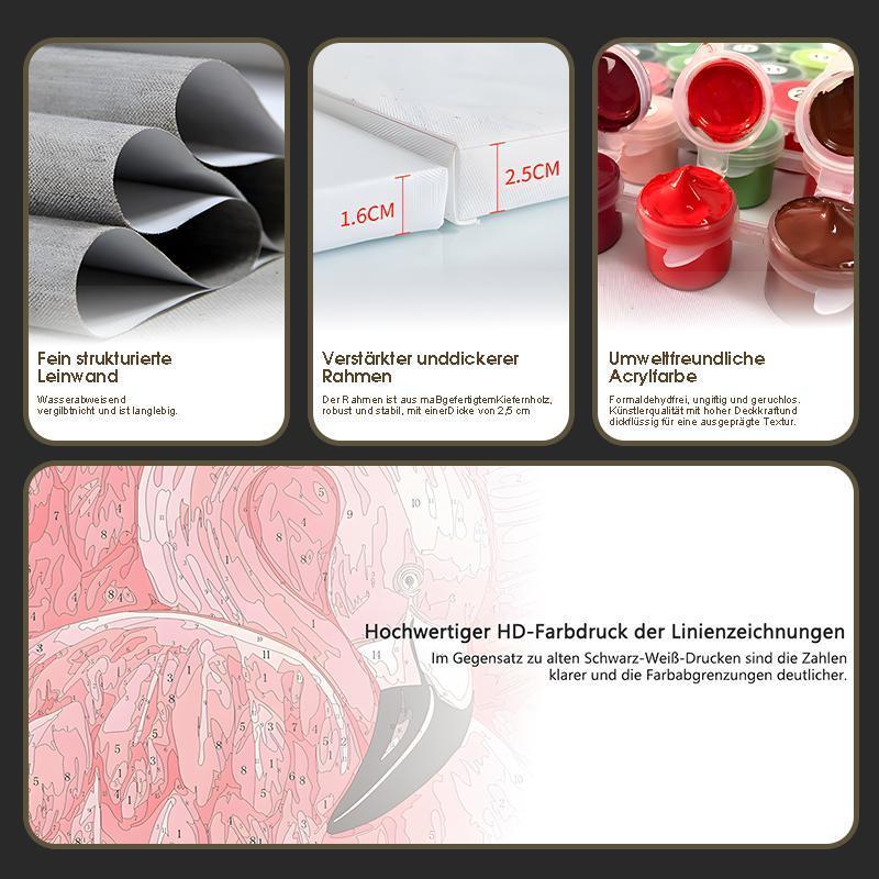 DIY Malen nach Zahlen Set-"Lesegorilla"