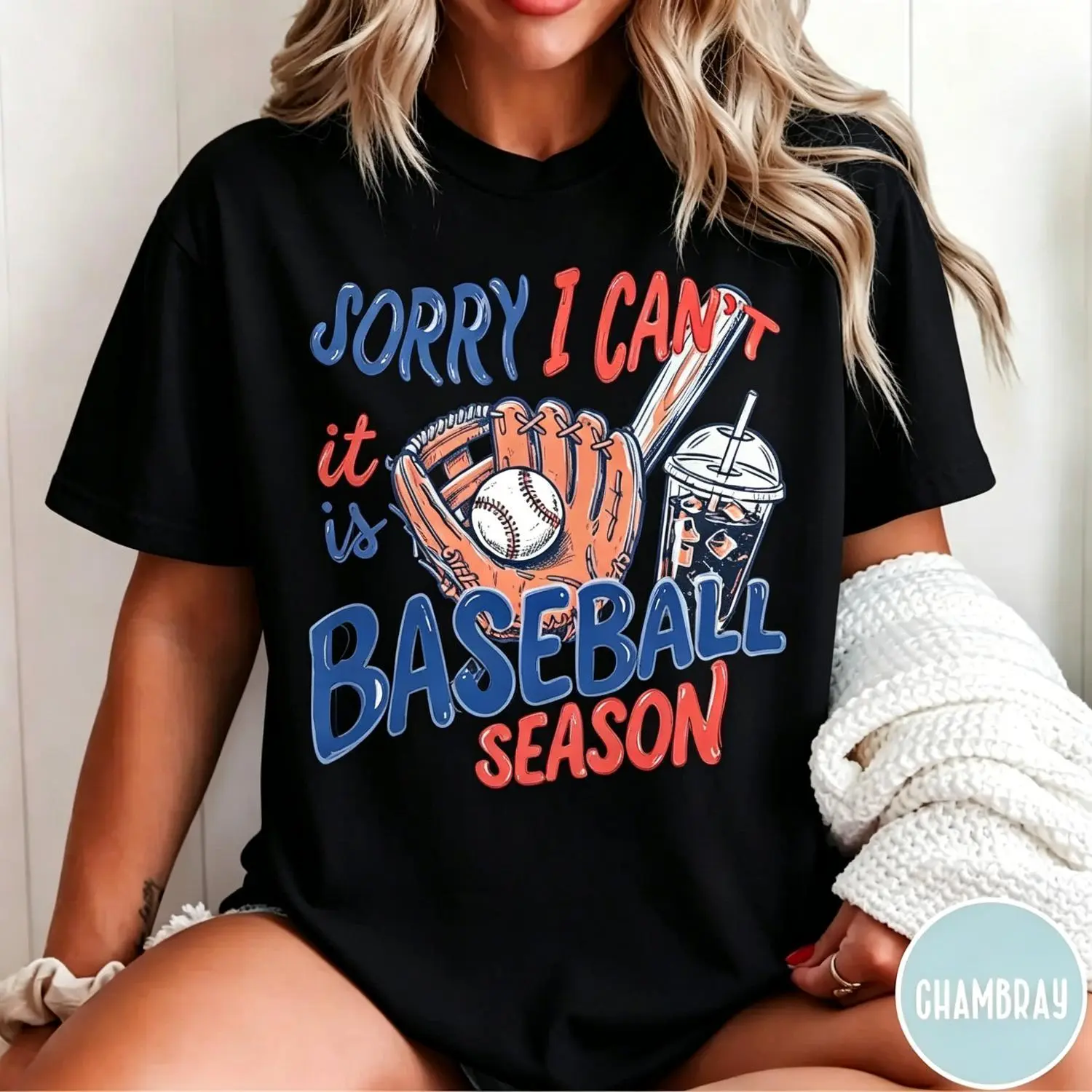 Baseball Season T-Shirt, Gameday Doodle Baseball Tee, Trendy Women's Baseball Shirt, Sports Mom Shirt, Game Day Tee