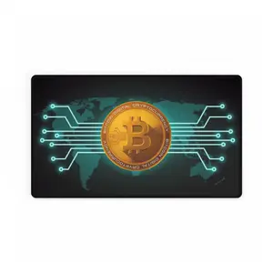 Bitcoin Cryptocurrency World style HD Desk Mat Mousepad