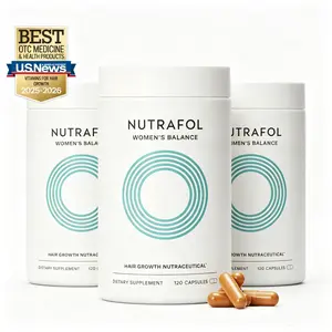 Nutrafol Women's Balance Ages 45 and Up Hair Growth Supplements, Clinically Tested for Thicker Hair and Fuller Scalp Coverage, Dermatologist Recommended - 1 Month Supply