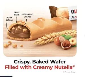 Nutella B-Ready Crispy Wafers, 0.7 oz., 36ct