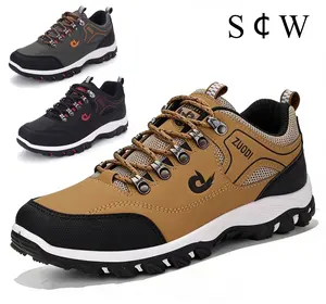 2026 New Mens Outdoor Hiking Sneakers Lightweight Breathable Walking Shoes Fashionable Casual Trainers Comfortable Oxford Footwear for Men