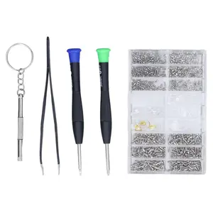 Eyeglass Repair Tool Kit - Stainless Steel Tools for Eyewear Fixing, Rust-Resistant Screwdriver Tweezers
