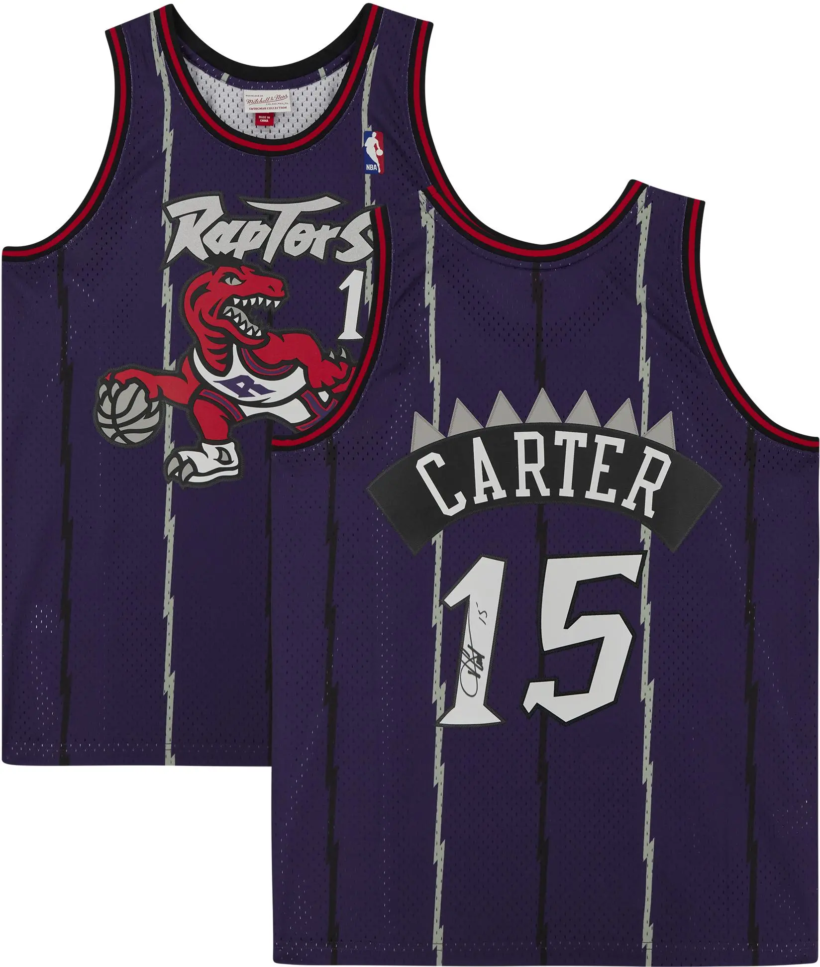Vince Carter Toronto Raptors Autographed Dark Purple 1999 Mitchell & Ness Swingman Jersey - Fanatics Authentic Certified