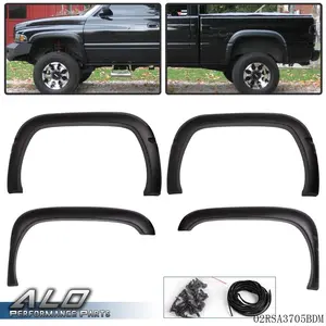Textured Style Bolt Fender Flares Fit For 1994-2001 Dodge Ram 1500 2500 3500