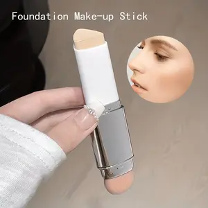 Natural-Finish Pore-Blurring, Powder-Free Foundation Stick with Applicator Brush Natural-Finish Pore-Blurring, Powder-Free Foundation Stick with Applicator Brush