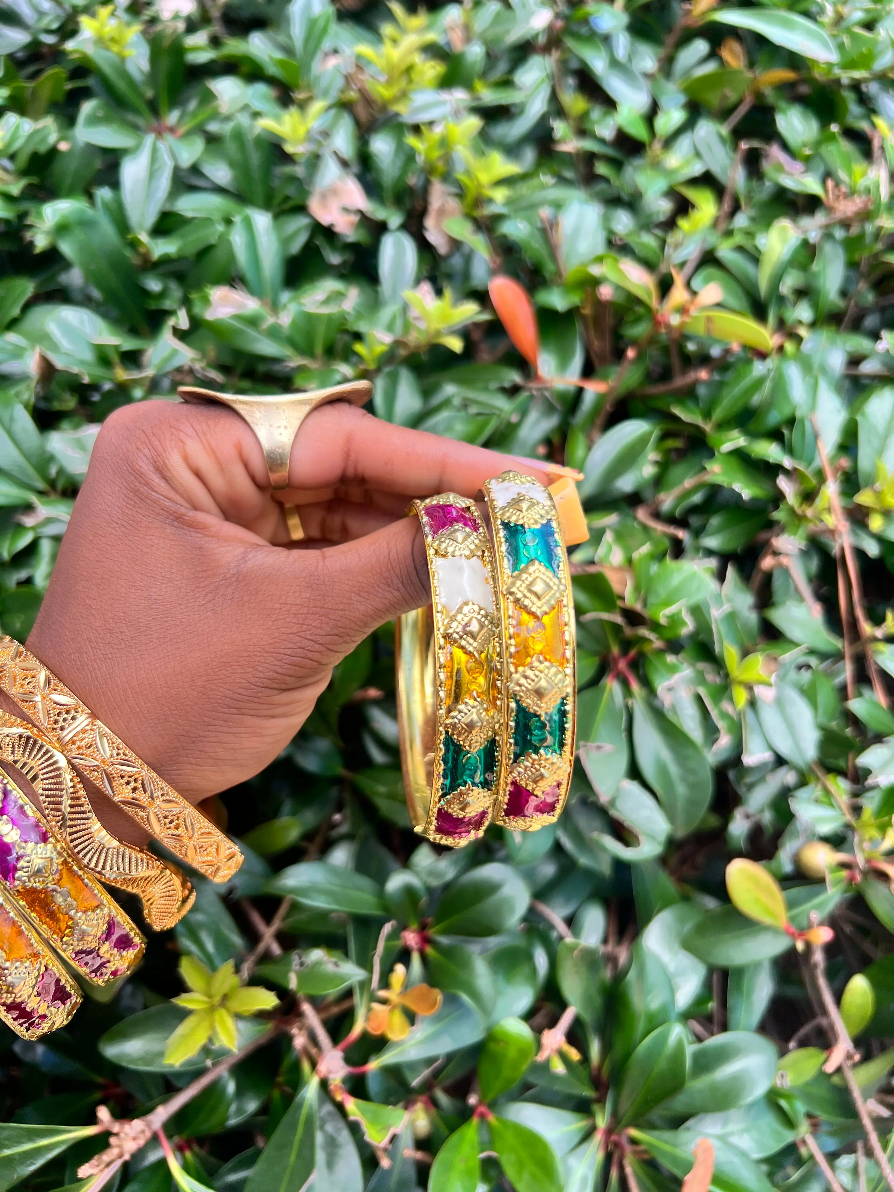 Colorful bangle set ✨🧚🏾‍♀️