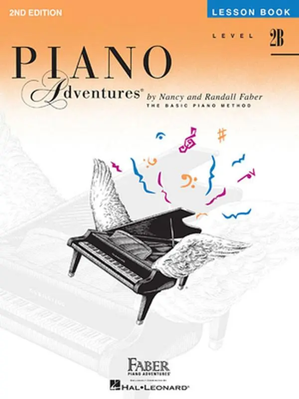 USED Book - Piano Adventures - Lesson Book - Level 2b (Paperback) - english