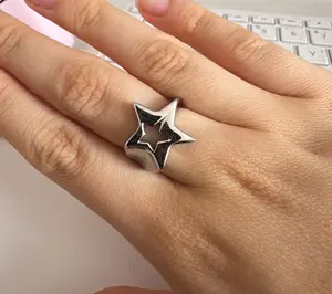 I saw stars Star themed stainless steel ring , Professionally Engraved Waterproof Best Stainless Steel Quality BE inspired