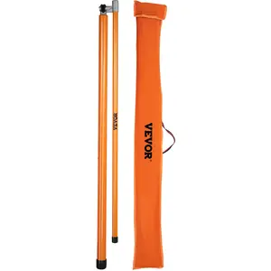 VEVOR Load Height Measuring Stick, 20' Sturdy Fiberglass Truck Height Stick with Adjustable Pole, Non-conductive Truck Height Measuring Stick with Carrying Bag, Height Stick for Trucks, Car Haulers