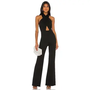 Amanda Uprichard X REVOLVE Zahara Jumpsuit in Black