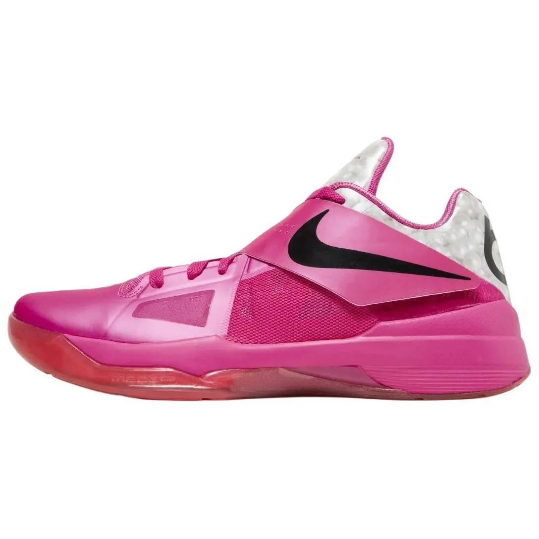 Zoom KD 4 'Aunt Pearl' 2024, Male Closed-Toe Performance Sneakers, Floral Design, All Seasons Sports Footwear