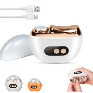 Electric Nail Clipper,3-Stage Adjustment, Rechargeable Automatic Pedicure Tool, LED Light, Alloy Blade, Suitable for Adults, Seniors, Babies