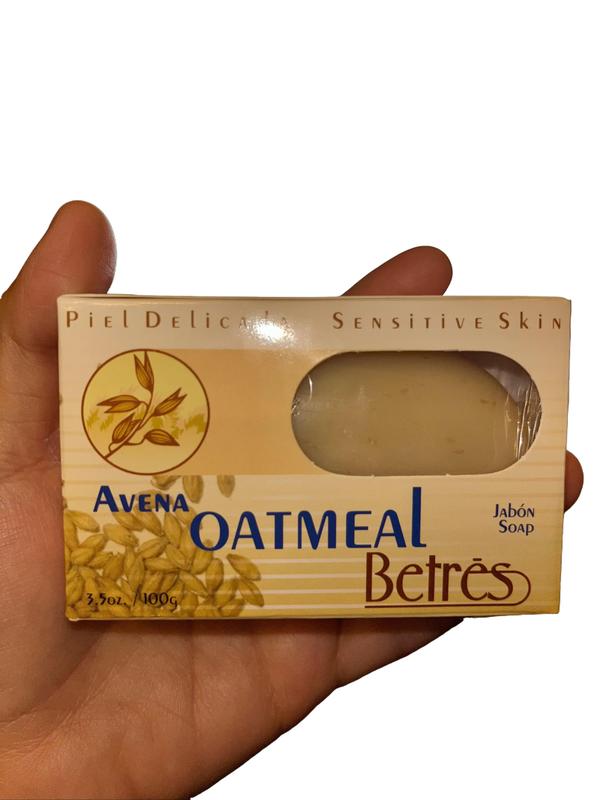 Avena Oatmeal Soap Bar Jabon de Avena Cleanser Gentle Exfoliation for Face & Body