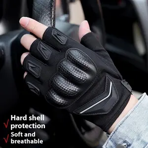 Half Finger Cycling Gloves Men Spring Summer Tactical Outdoor Anti-drop Sports Driving Fingerless Motorcycle Gloves
