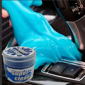 Car Cleaning Gel, 1 Count Cleaning Gel for Car Detailing, Car Vent Cleaner, Car Interior Cleaner Dust Cleaning Mud, Universal Auto Dust Keyboard Cleaner, Car Detailing Products
