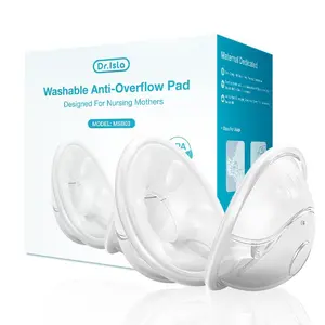 Silicone Removable Breast Pads, 2 Counts/set Washable Anti-overflow Pad Breastfeeding Accessories for Newborns & Infants, Baby & Maternity Supplies