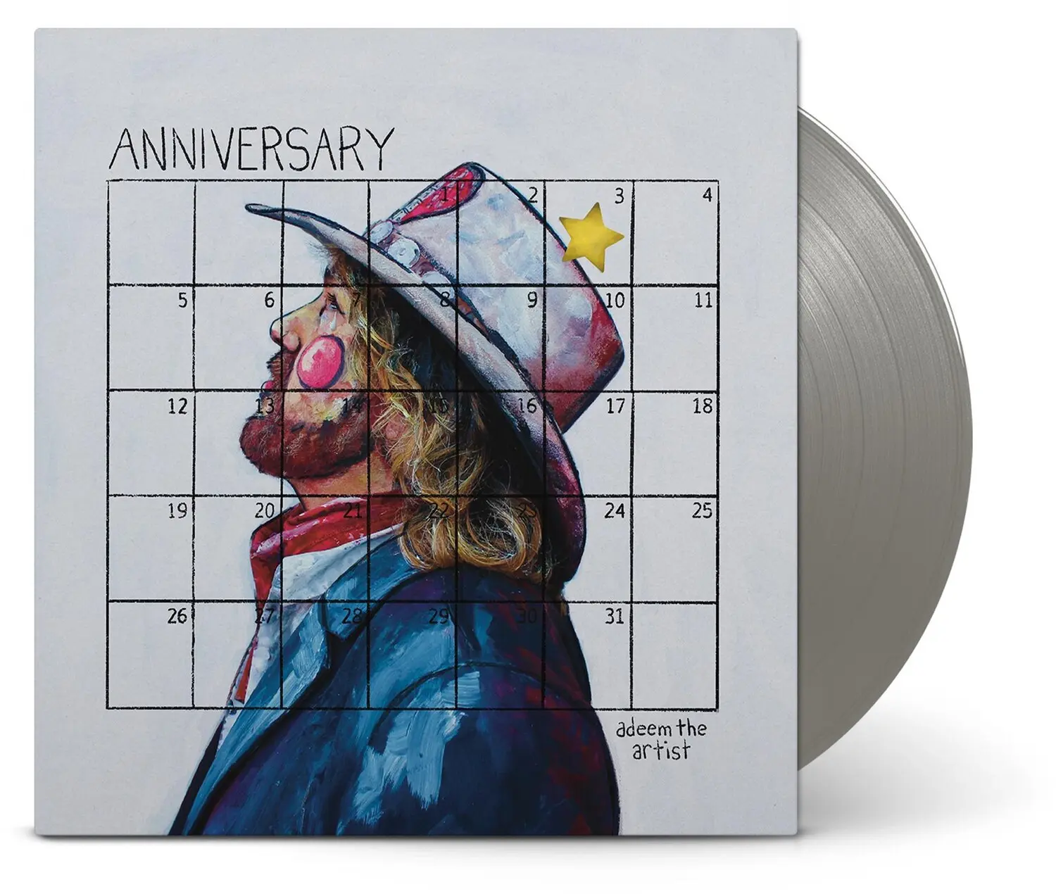 Adeem the Artist - Anniversary  [VINYL RECORD - LP] Colored Vinyl, Silver