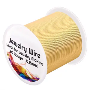 20 Gauge  Wire, 28 Yards Craft Wire Tarnish Resistant Copper Beading Wire for  Making Supplies and Crafting(KC )