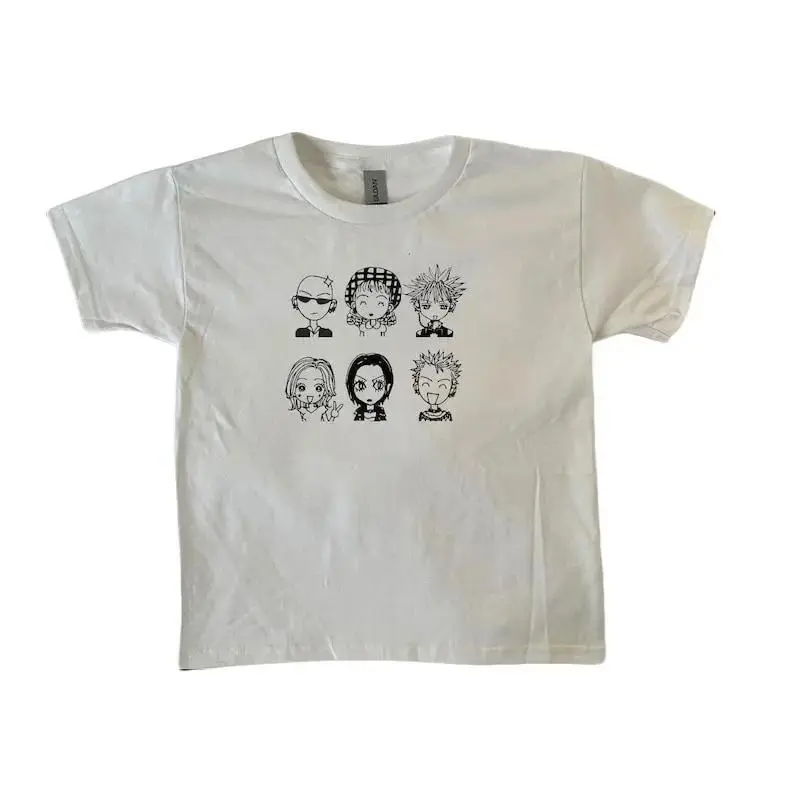 Nana Chibis Anime Baby Tee, Y2k Clothing, Pinterest ,Vintage, Streetwear, Trendy, Black Stones, Hachi Graphic Tee A Special Birthday Gift. Breathable Pure Cotton, Suitable For Everyday Wear And Outdoor Sports. Versatile.