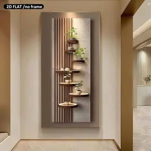 [2D Flat]1PC 19.68*39.37In/50Cm*100Cm new year UnFramed Large Canvas Printing Wall Decor Ideas for New Year Celebration Modern Home Decor Canvas Art Living Room Bedroom Mural Poster Decoration Halloween and Christmas Gift