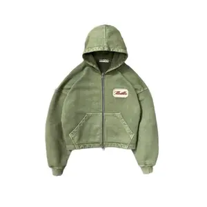 Fashion Trend New Solid Color Letter Patch Hooded Zipper Sweater Men Y2K Hip Hop Vintage Harajuku Joker Couple Hoodie Womenswear Clothes Suits Pocket Long Sleeve Casual Love Piece Style Streetwear Polyester Gamis