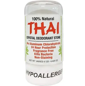 Deodorant Stones of America: Thai Crystal Deodorant, 4.25 oz (Pack of 2), Packaging May Vary