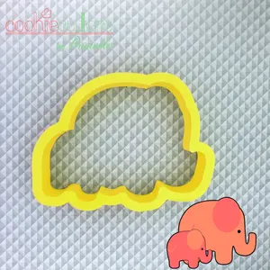 Elephant Mom and Baby Cookie Cutter