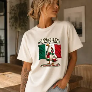 Merlin the Duck Mexico Shirt, El Pato del Partido Graphic Tee