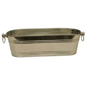 Polished Silver Beverage Bucket