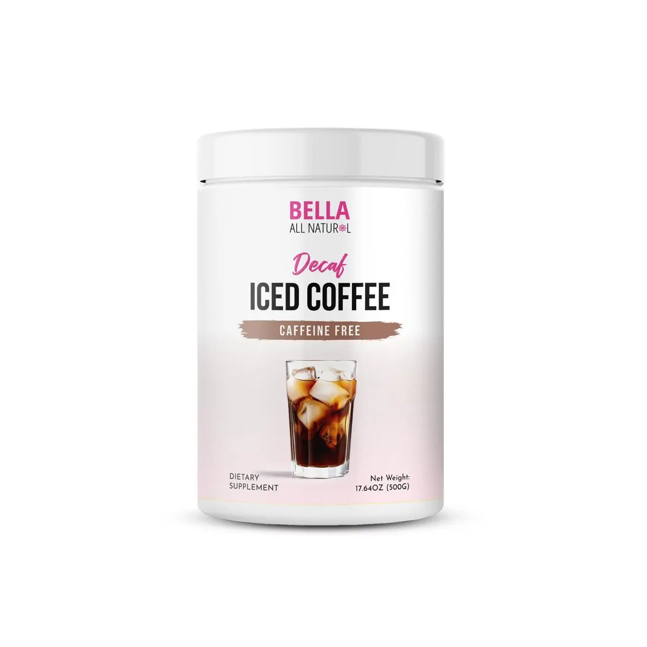 Bella All Natural Decaf Iced Coffee, 500g - Caffeine Free