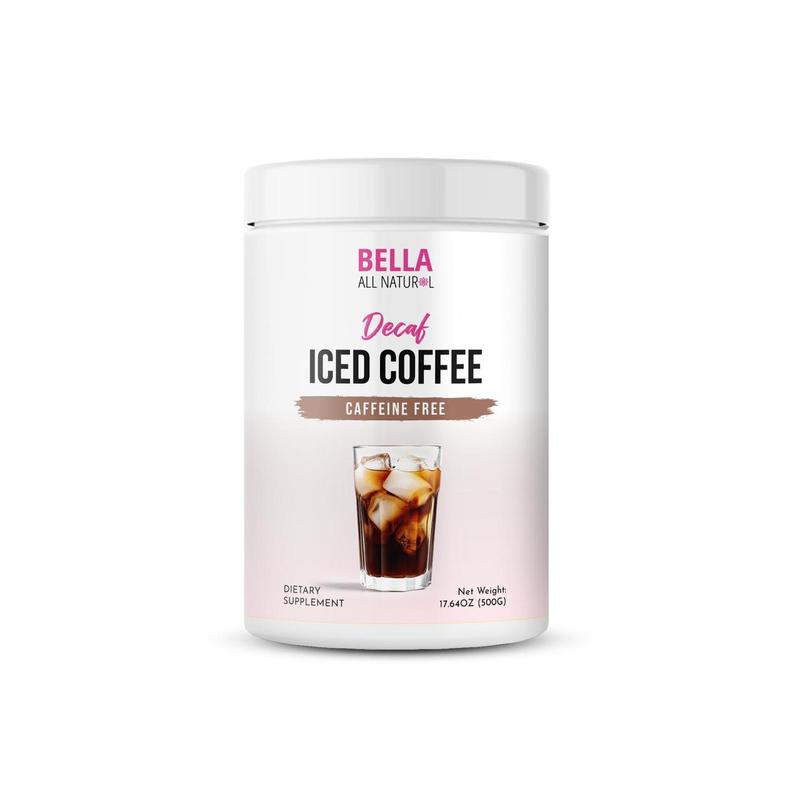 3 Pack Bella All Natural Decaf Iced Coffee, 500g - Caffeine Free