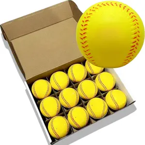 Baseball Foam Training and Practice Ball (12 Pack) – Soft and Squishy Foam for Indoor & Outdoor Use – Designed for Players, Teams, and Coaches