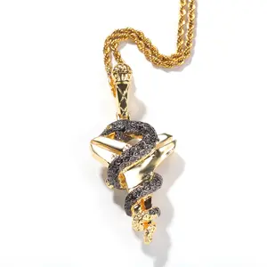 8/24 Mamba Pendant Necklace – Premium Iconic CZ Hip Hop Chain Lakers Fans Gift
