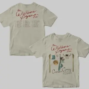 Conan Gray The Wishbone Pajama Show 2025 Merch Cover Art With Date Back Two Sided T-Shirt/Hoodie, Wishbone Graphic Shirt, Vintage Aesthetic Shirt, Gift for Pop Music Lover
