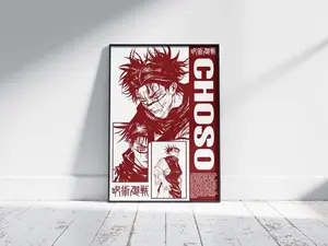 [Sale Off Up To 57%] [No Frame] Jujutsu Kaisen Choso Anime Poster Print, JJK Gojo Manga Artwork , Minimalist Aesthetic Japanese Gift for Anime Fan