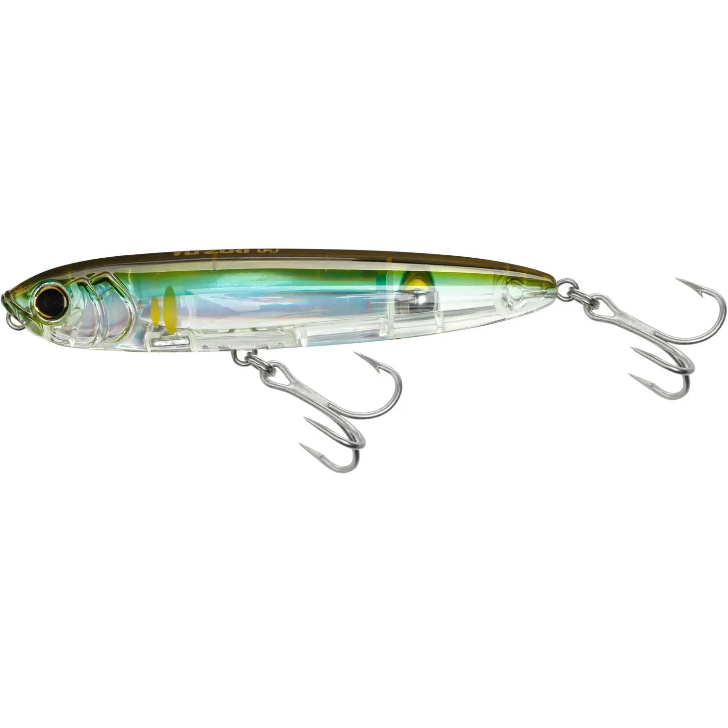 Topwater Pencil Walker Lure 5-inch 1oz, Long Casting Saltwater Lures with 1-Knock Rattle, Inshore Fishing Tackle Bait, Topwater Lures