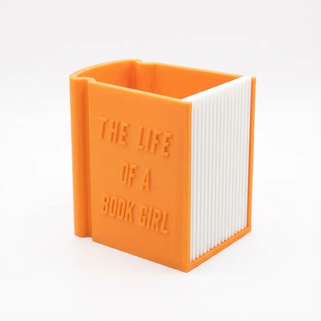 Literary Bookmark Holder for Readers – Aesthetic Office Desk Organizer, Sticky Label & Decal Sticker Storage for Nightstand Use, Adhesive Stickers