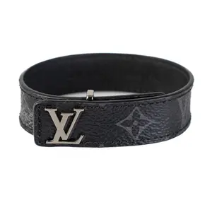Pre-owned Louis Vuitton canvas Bag Accessories Monogram Eclipse Slim Bracelet IB26020354