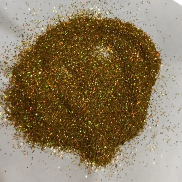 Iridescent Gold Glitters for Festive Decorations and Creative Arts Projects