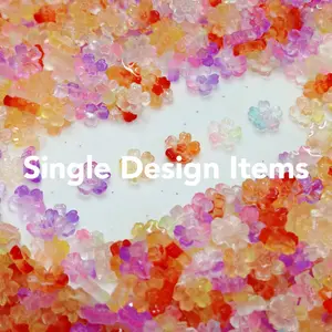 Single Design Items Link - Luminous Nail Flowers Nail Charms for Nail Arts, DIY, and More realistic nails bt artbox nailfiles portable finger woman bow decor mother day flower nail Resin pink friday winter season acrylic customizable design