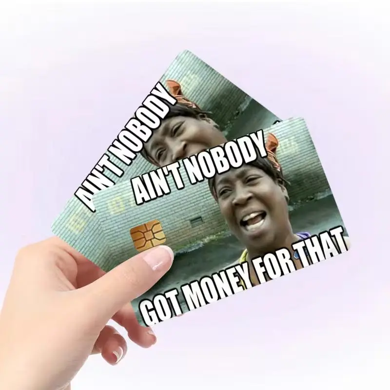 No One Has Money for This Credit Card Skin Cover Sticker