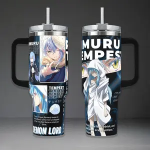 Rimuru Demon Lord That Time I Got Reincarnated as a Slime Tumbler 40oz 20oz Anime Isekai Graphic Cup 40 oz Tumbler With Handle, Tumbler 20oz No Handle, Gifts For Slime Fans